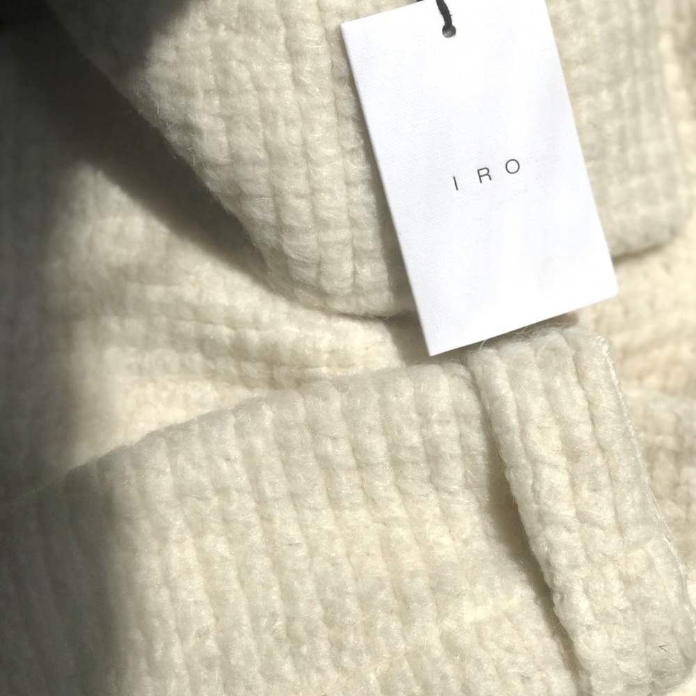 IRO wool ivory jacket. Size 34 (fits a small). NWT